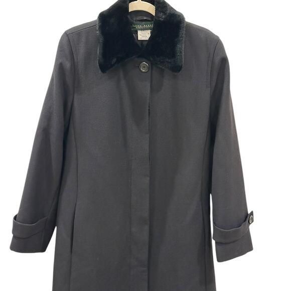 Vintage Harvé Benard Loden Wool/Fur Coat - Picture 7 of 8